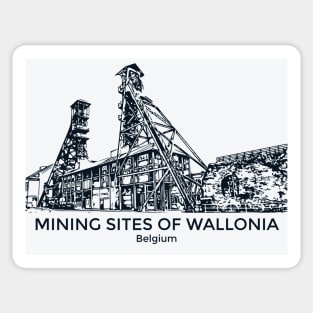 Mining Sites of Wallonia - Belgium Sticker